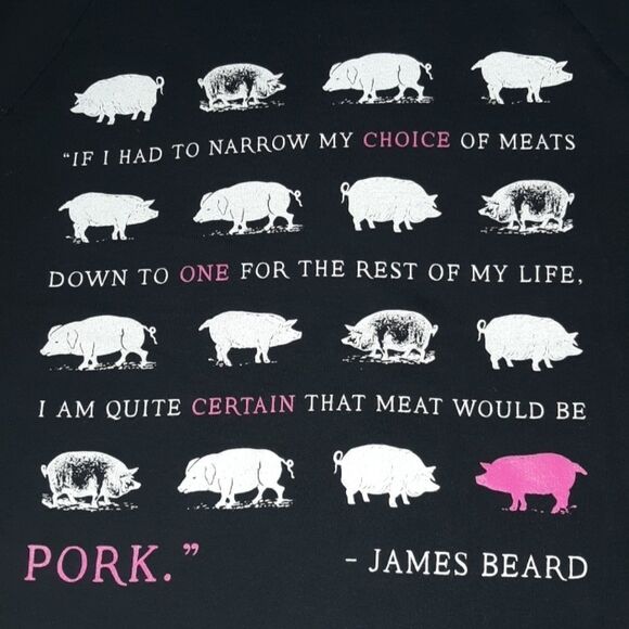 Flavour Gallery James Beard Pork Sweatshirt Large - Picture 2 of 6